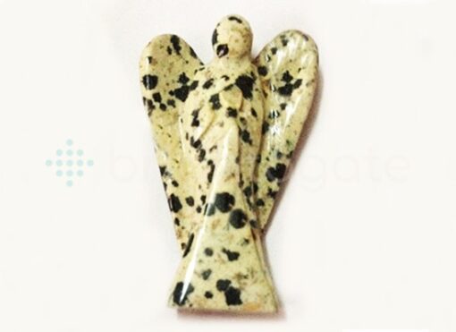 Beautiful Dalmation Jasper 2INCH Angels Manufacturer of BULK Gemstone Angels - Bright Agate