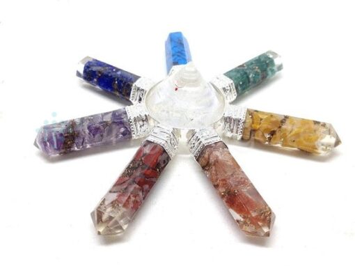 Chakra Stones Crystal Quartz Pyramid Energy Generator Chakra Crystal Sell From BRIGHT AGATE EXPORTS INDIA