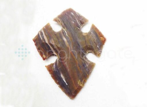 Indian Agate Designer Arrowhead Point