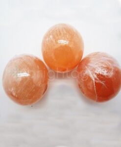 ORANGE SELENITE SPHERES Wholesale Gemstone Spheres Balls