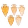 Orange Glass Arrowhead