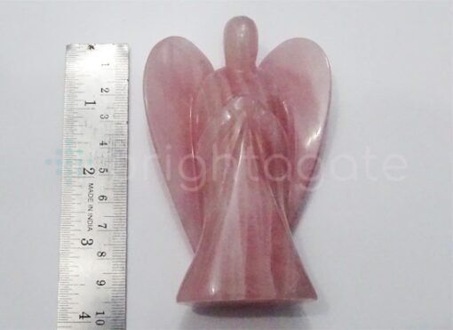 Rose Quartz Big Size Healing Crystal Angel