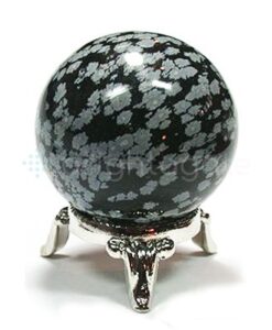 Snowflake Obsidian Balls Wholesale Gemstone Spheres Balls